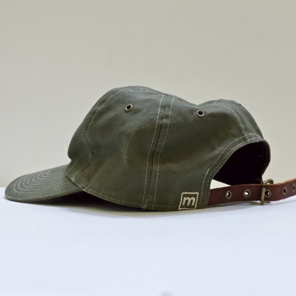 Mossimo Supply Co. Accessories - Mossimo Unisex Leather Buckle Olive Green Cap